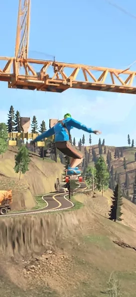 Скриншот Downhill Racer