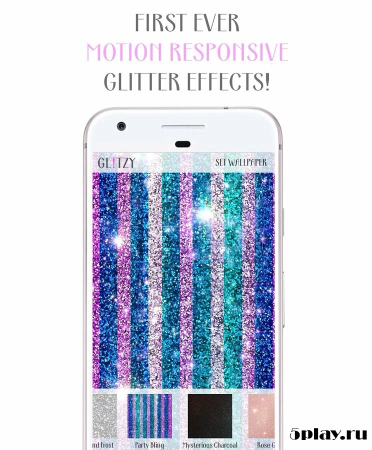 Скриншот Glitzy - Real Glitter Live Wallpaper