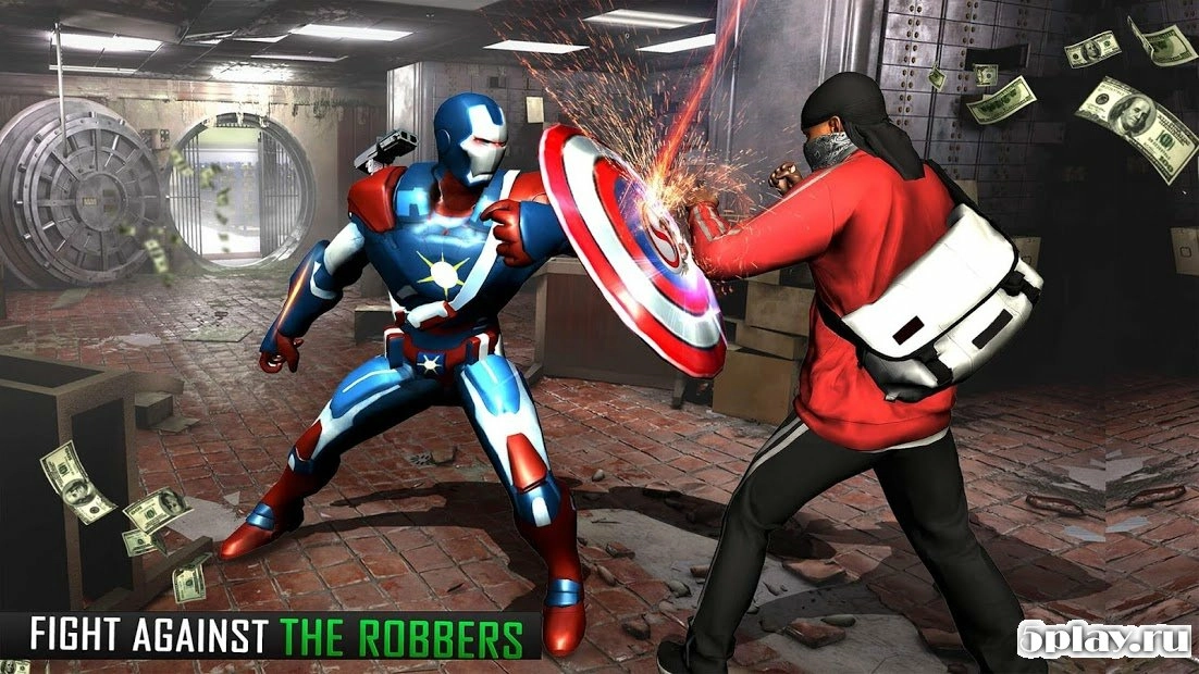Скриншот Super Captain Flying Robot City Rescue Mission