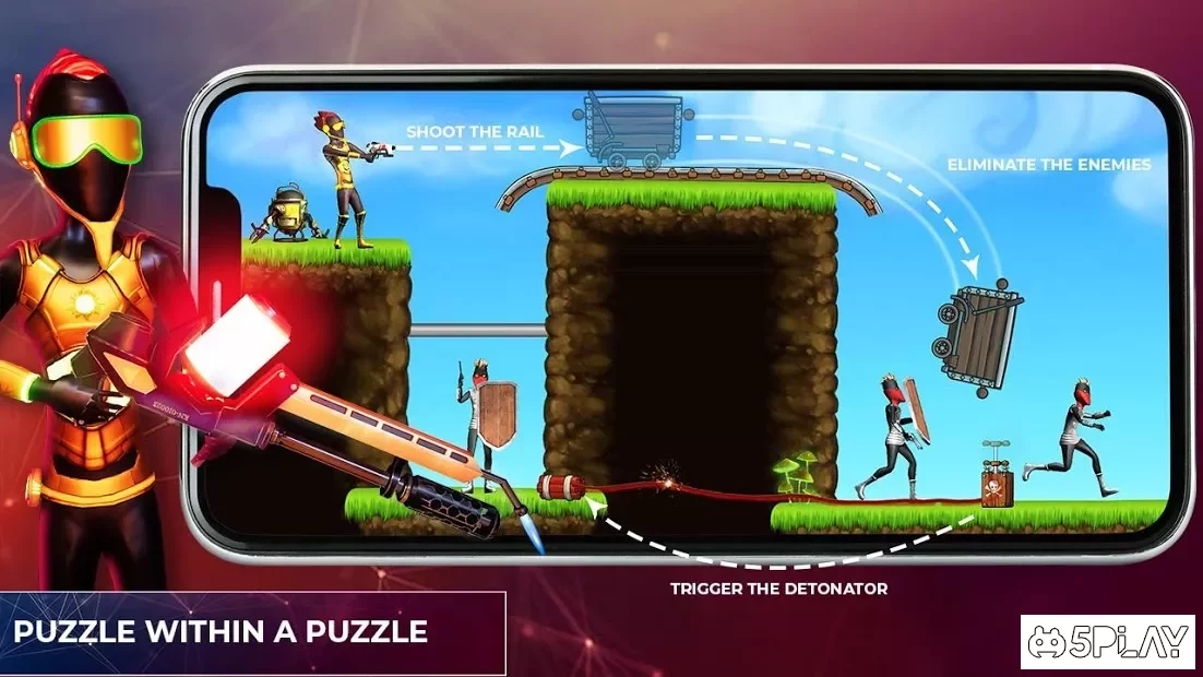 Скриншот Stickman Reborn - Free Puzzle Shooting Games 2020
