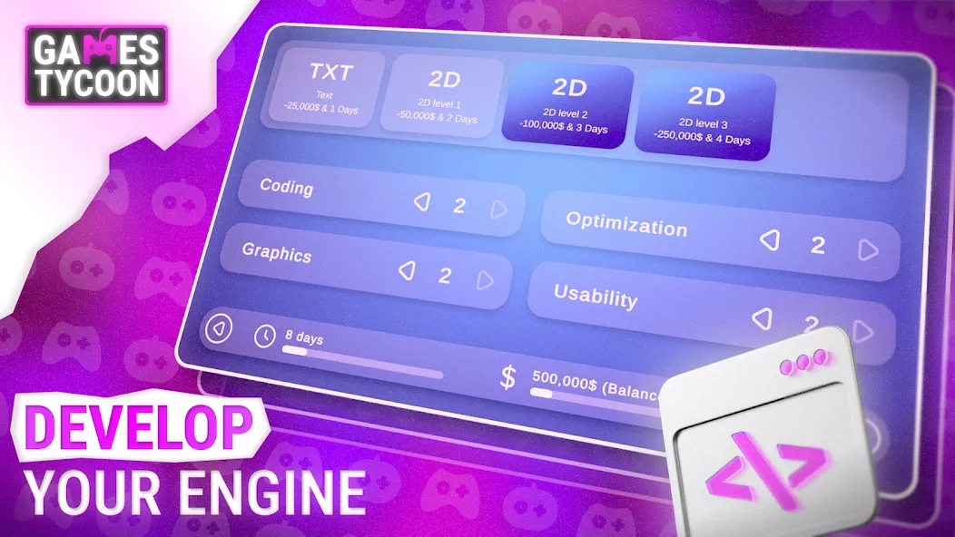 Скриншот Games Tycoon Pro