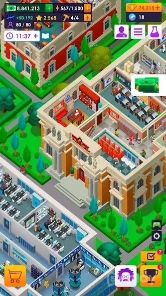 Скриншот University Empire Tycoon - Idle Management Game