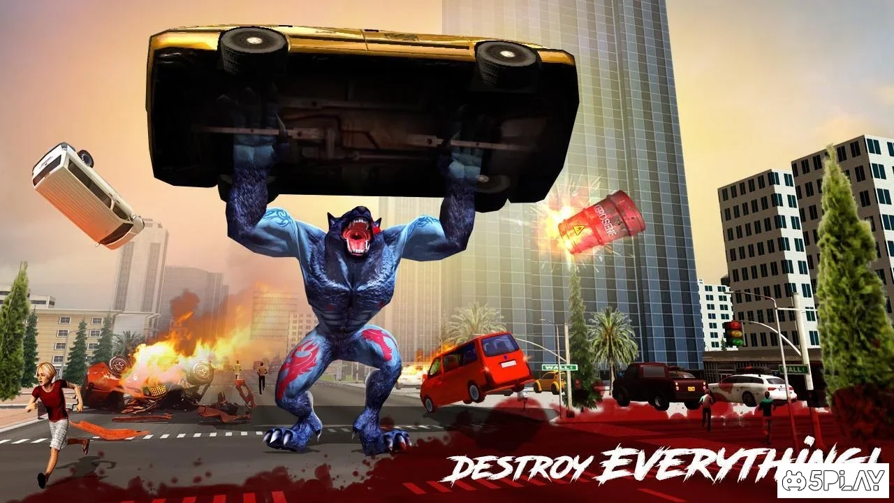 Скриншот The Angry Wolf Simulator : Werewolf Games
