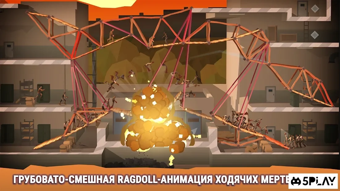 Скриншот Bridge Constructor: The Walking Dead
