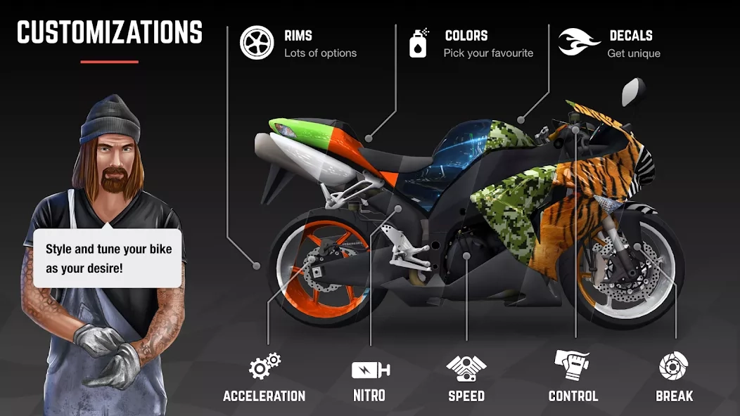Скриншот Racing Fever: Moto