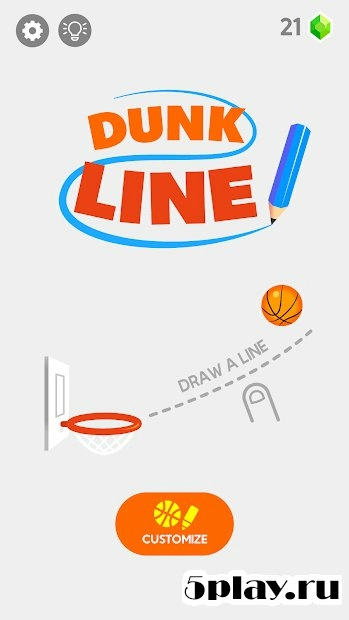 Скриншот Dunk Line