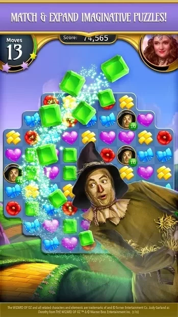 Скриншот The Wizard of Oz Magic Match 3