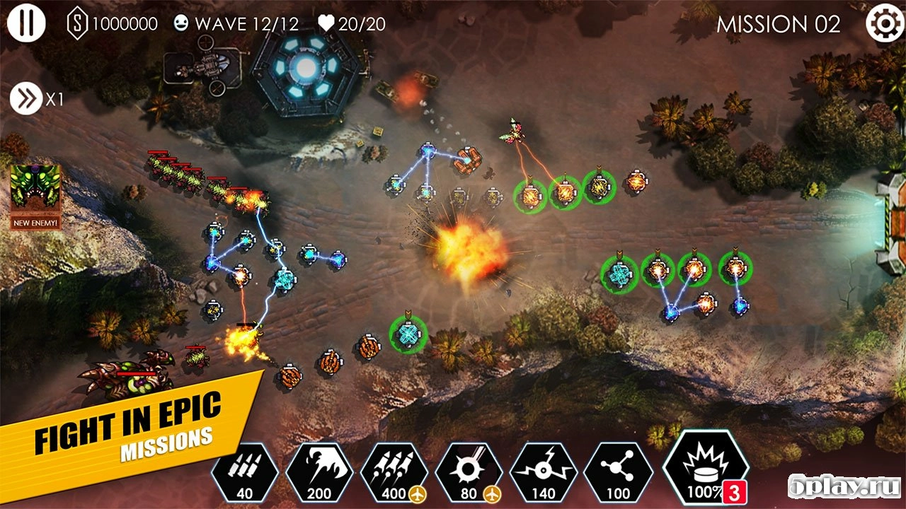 Скриншот Tower Defense: Invasion HD