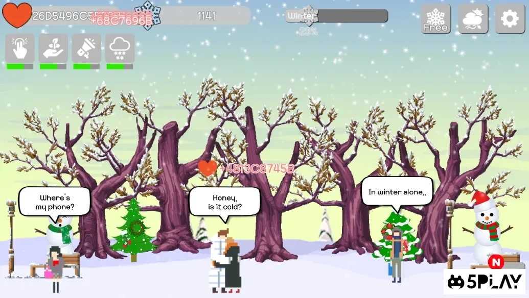 Скриншот Blossom Clicker - 4 Seasons Relaxing Game