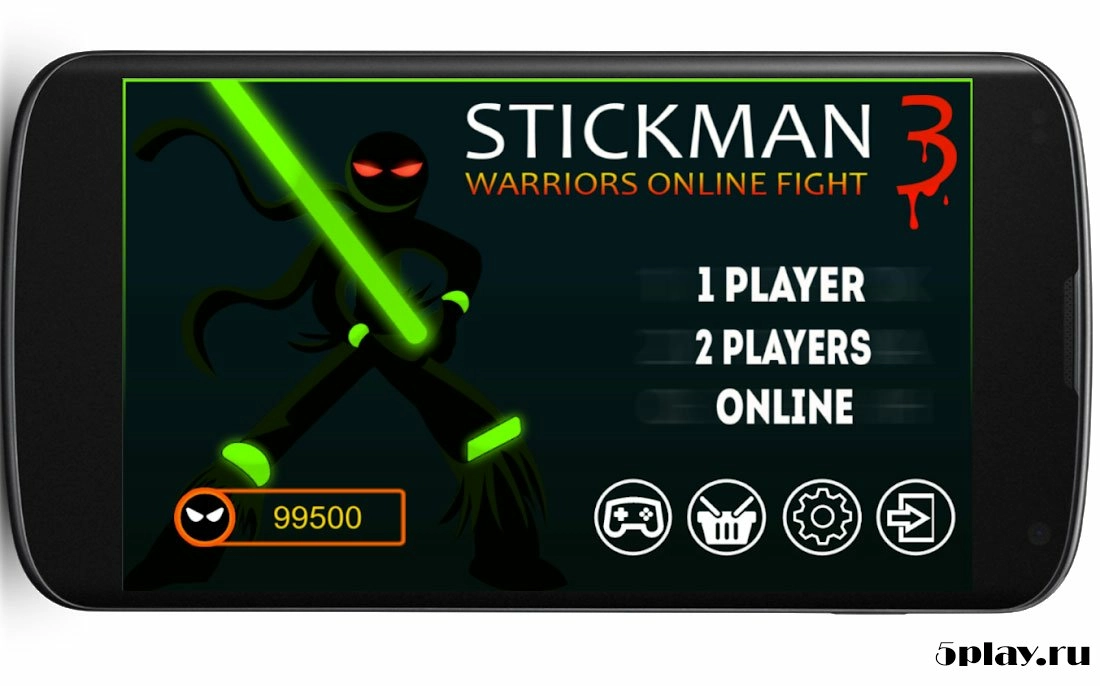 Скриншот Stickman Warriors 3 Online