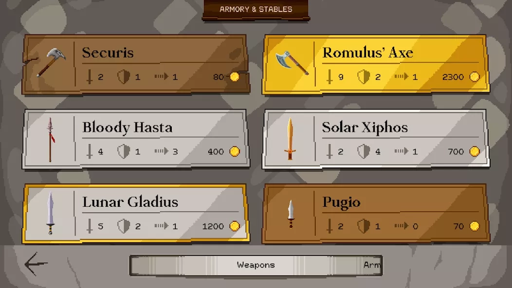 Скриншот Gladiator Manager