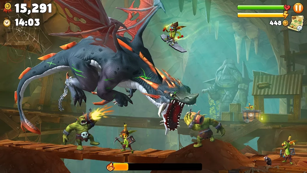 Скриншот Hungry Dragon