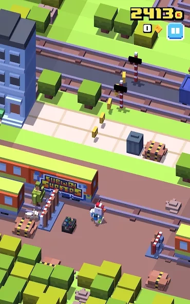 Скриншот Crossy Road