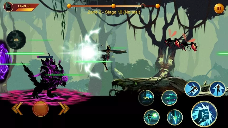 Скриншот Shadow fighter 2: Shadow &amp; ninja fighting games