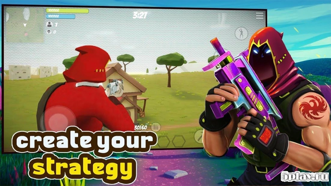 Скриншот FortStrike Battle Royale 3D online Multiplayer