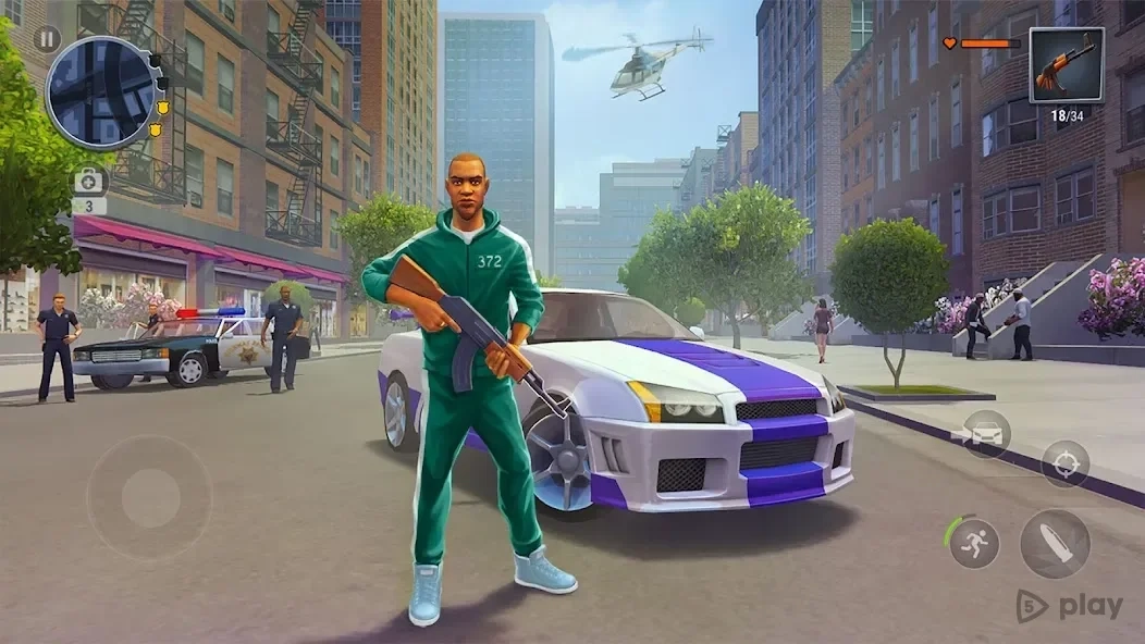 Скриншот Gangs Town Story. Экшн шутер с открытым миром
