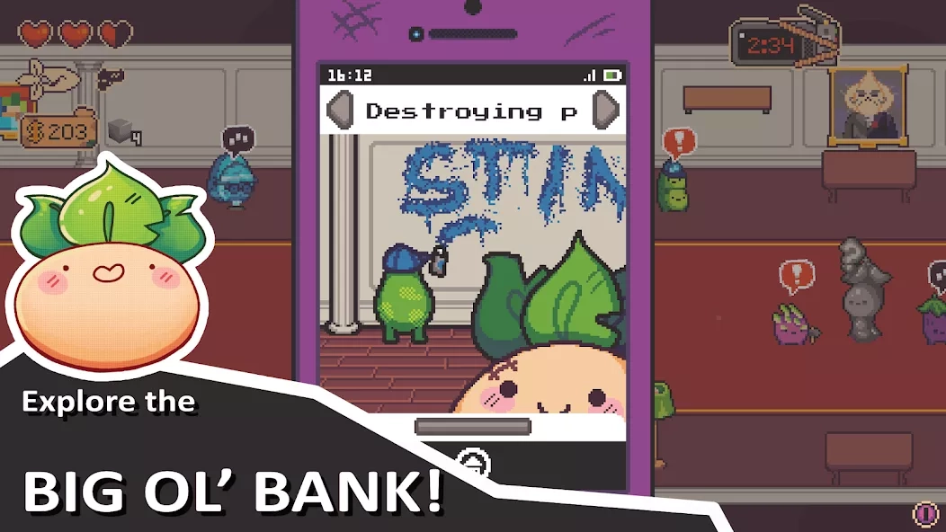 Скриншот Turnip Boy Robs a Bank