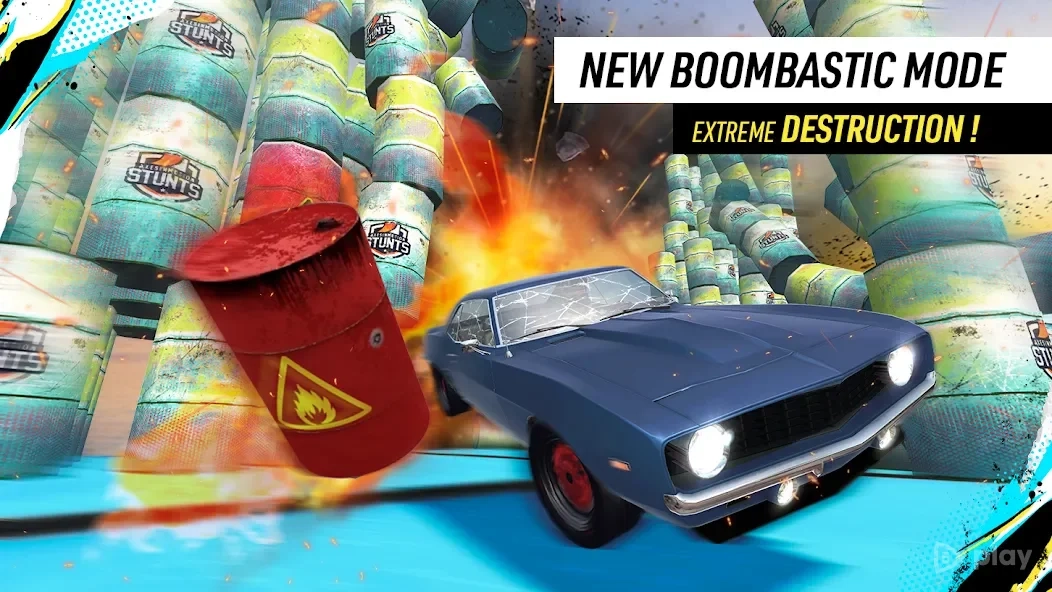 Скриншот Car Stunt Races: Mega Ramps
