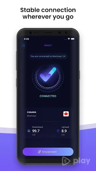 Скриншот vpnify - Безлимитный VPN