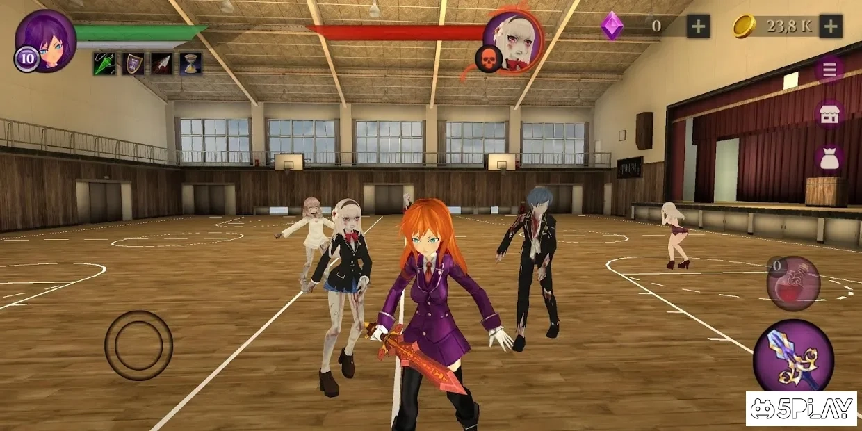 Скриншот Anime High School Zombie Simulator