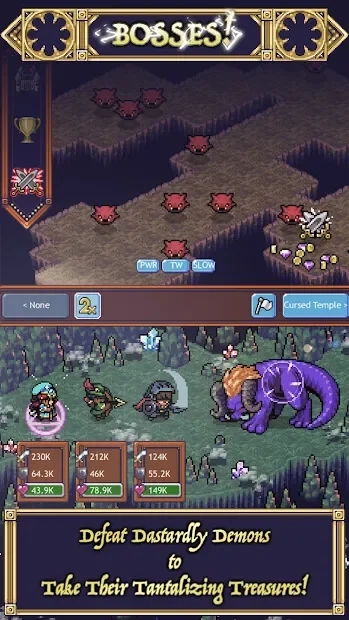 Скриншот Cave Heroes: Idle Dungeon Crawler