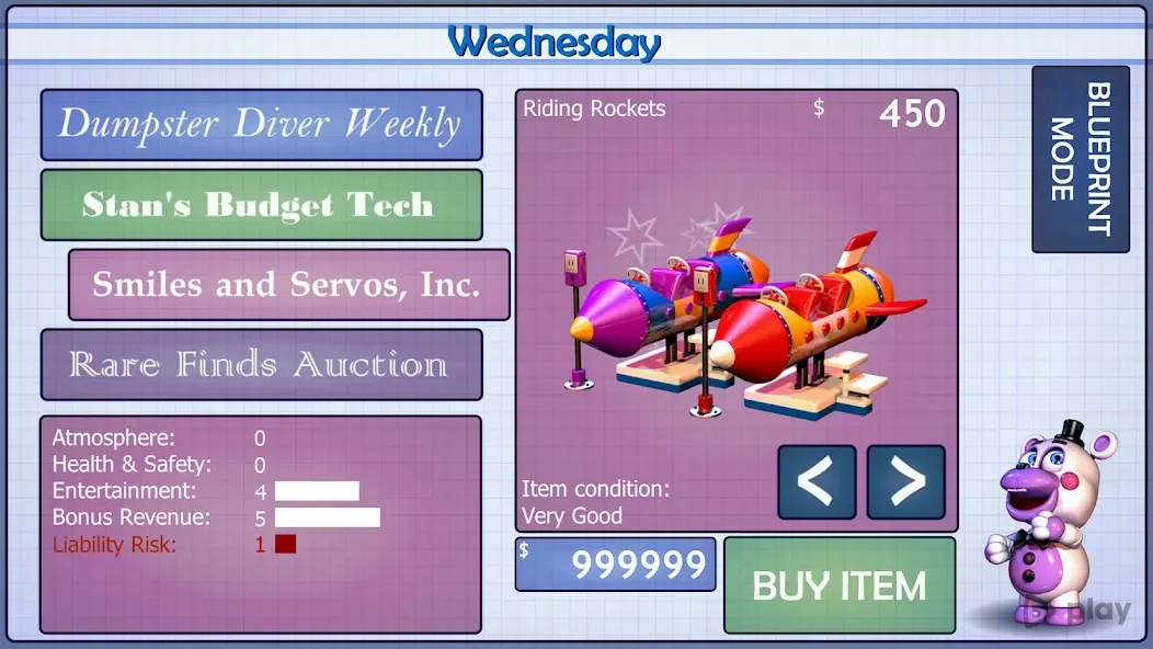 Скриншот FNaF 6: Pizzeria Simulator