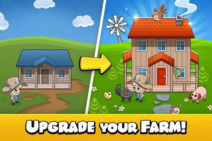 Скриншот Idle Farm Tycoon – Merge Simulator