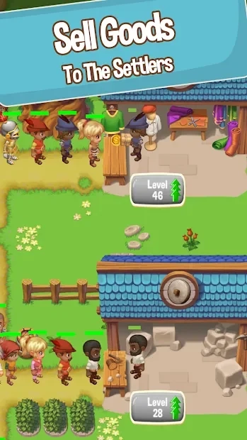 Скриншот Idle Settlers: Medieval Trading Tycoon
