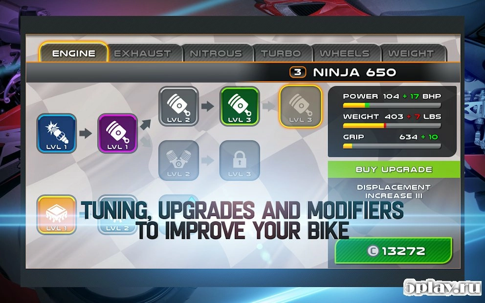 Скриншот Drag Racing: Bike Edition