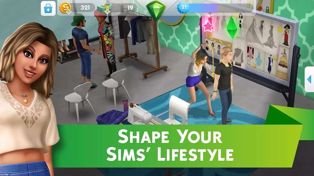 Скриншот The Sims Mobile
