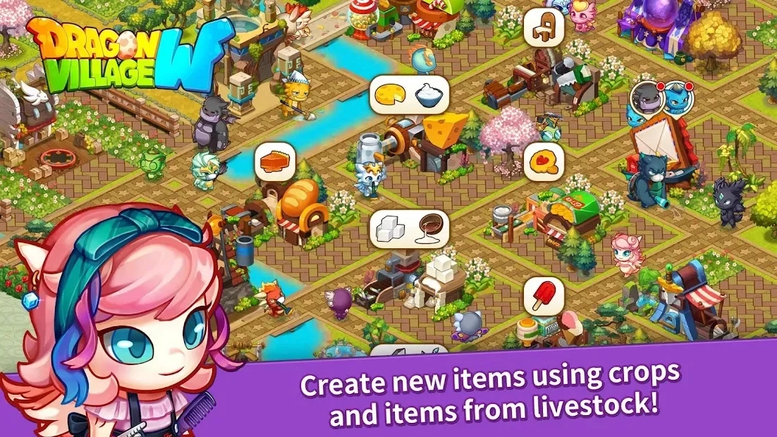 Скриншот Dragon Village W