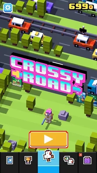 Скриншот Crossy Road