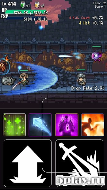 Скриншот Hack & Slash Hero - Pixel Action RPG
