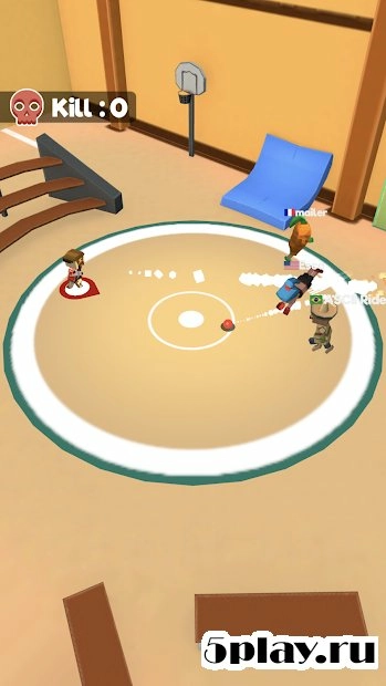 Скриншот Dodgeball.io