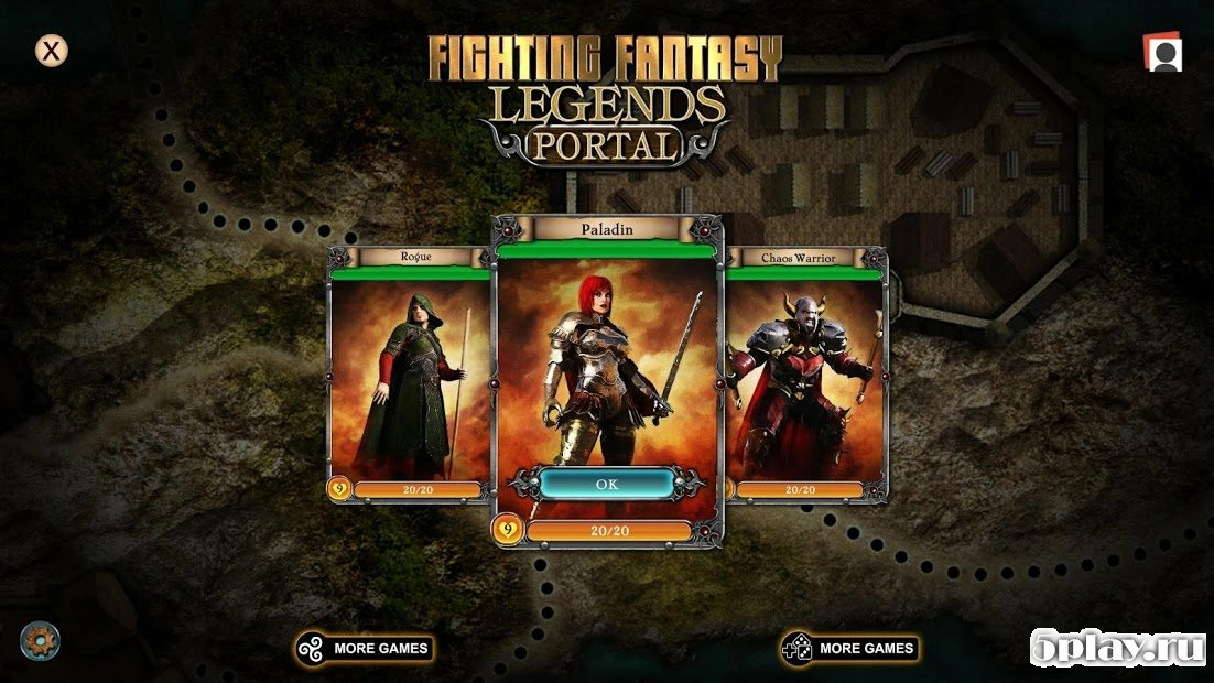 Скриншот Fighting Fantasy Legends Portal