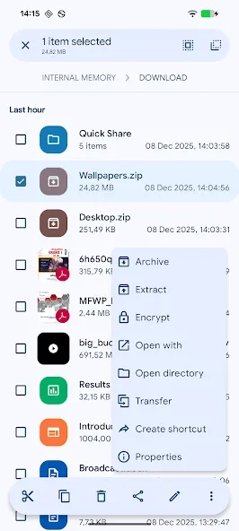 Скриншот Solid Explorer File Manager
