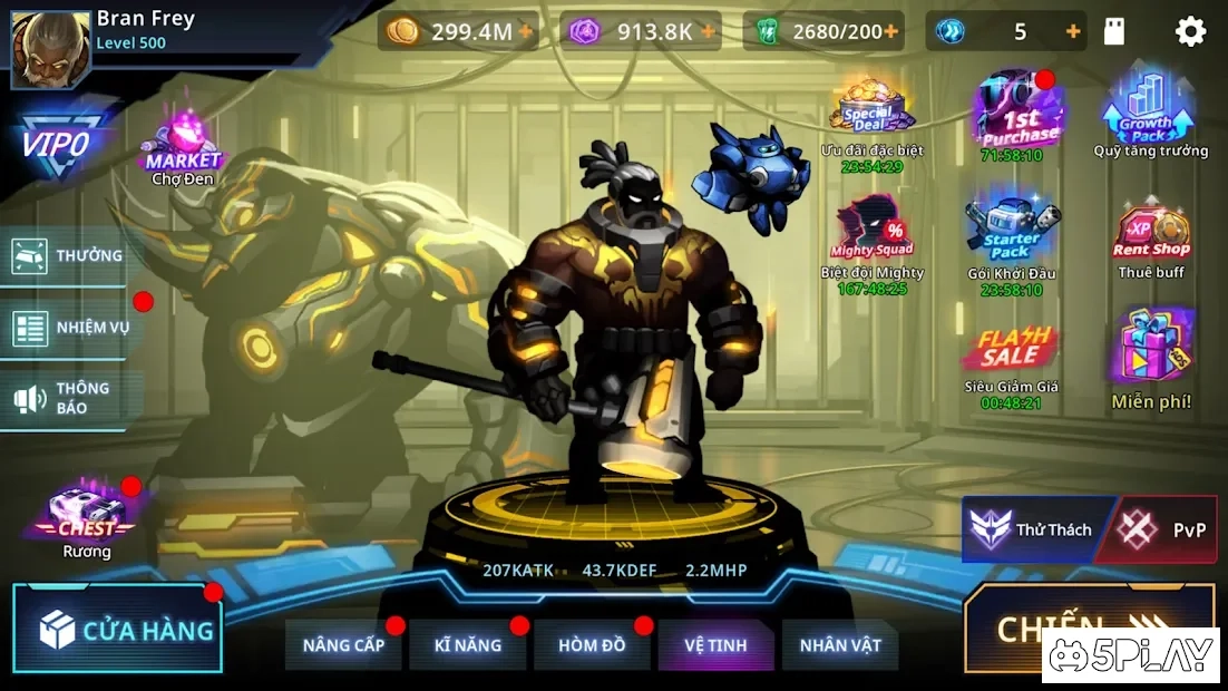 Скриншот Cyber Fighters: Stickman Cyberpunk Impact Fighting