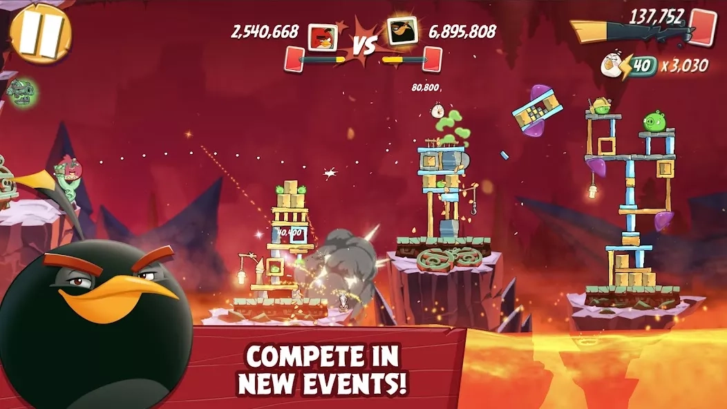 Скриншот Angry Birds 2