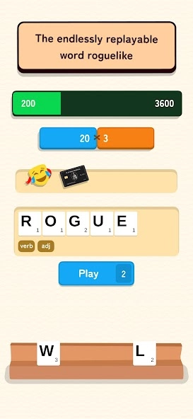 Скриншот Wordlike – Word Roguelike