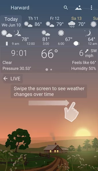 Скриншот YoWindow Weather