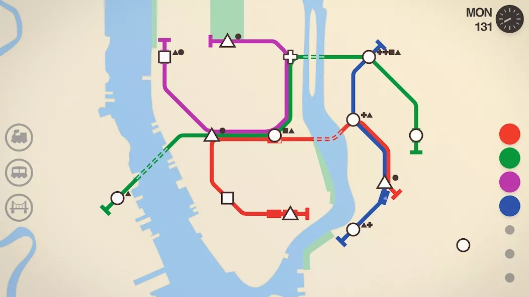 Скриншот Mini Metro