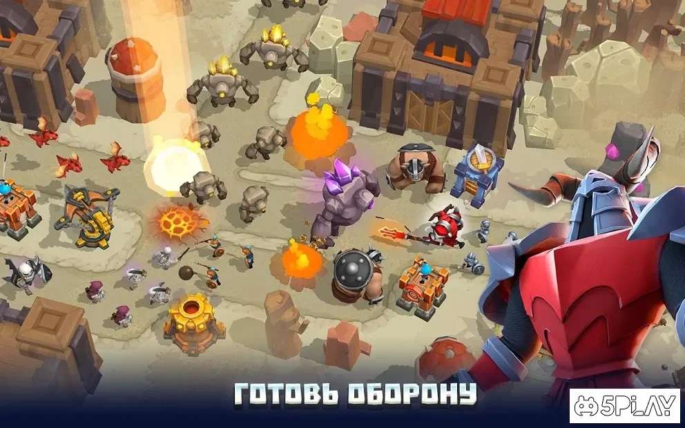 Скриншот Wild Sky TD: Tower Defense in 3D Fantasy Kingdom