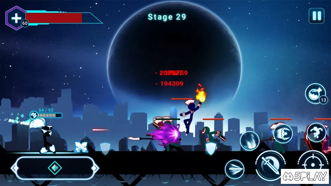 Скриншот Stickman Ghost 2: Galaxy Wars