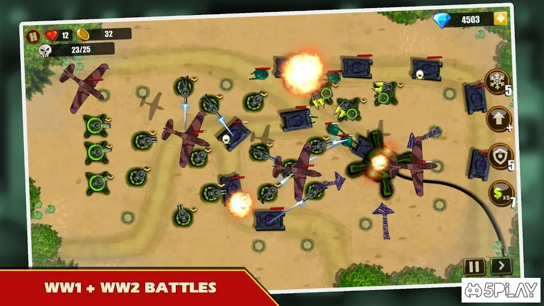 Скриншот Tower Defense - Toy War