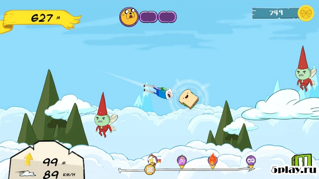 Скриншот Adventure Time: Crazy Flight