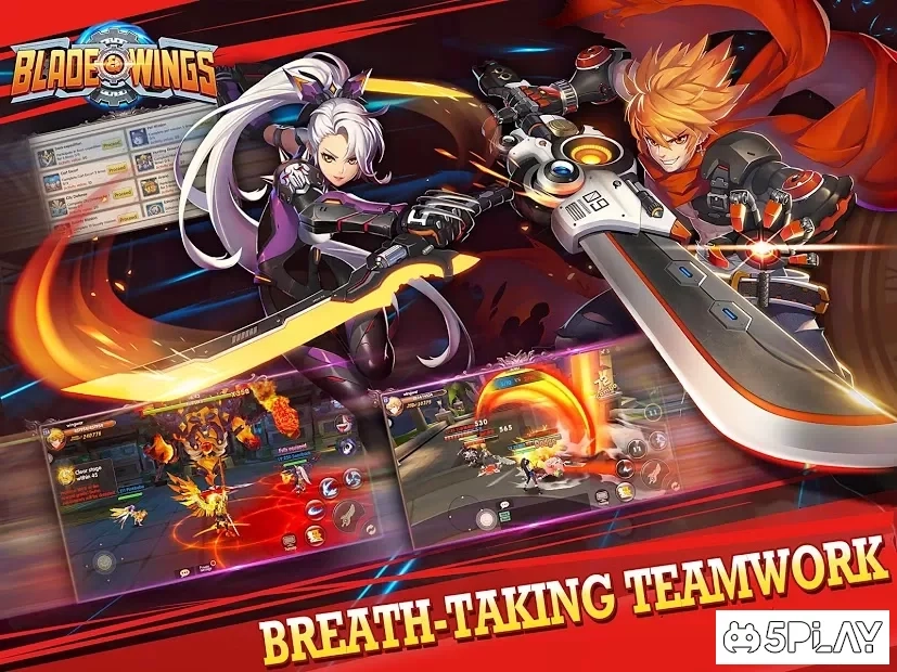 Скриншот Blade & Wings: Future Fantasy 3D Anime MMORPG Game