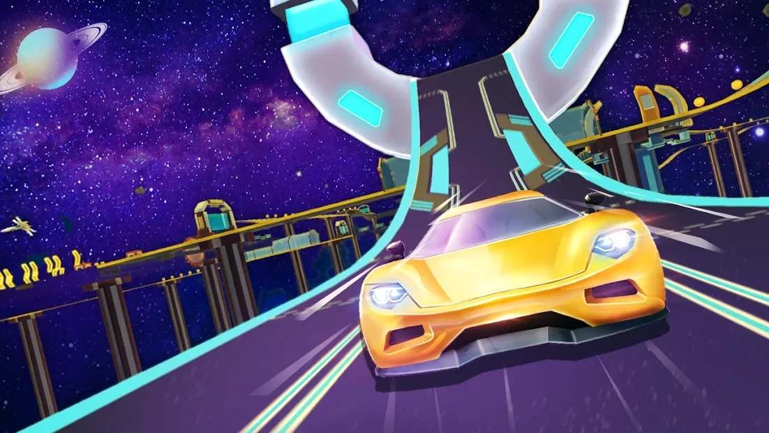 Скриншот Мега рампы - Galaxy Racer