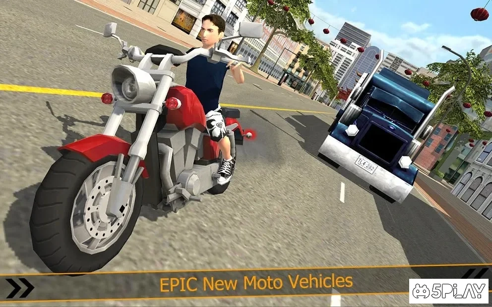 Скриншот Furious City Moto Bike Racer
