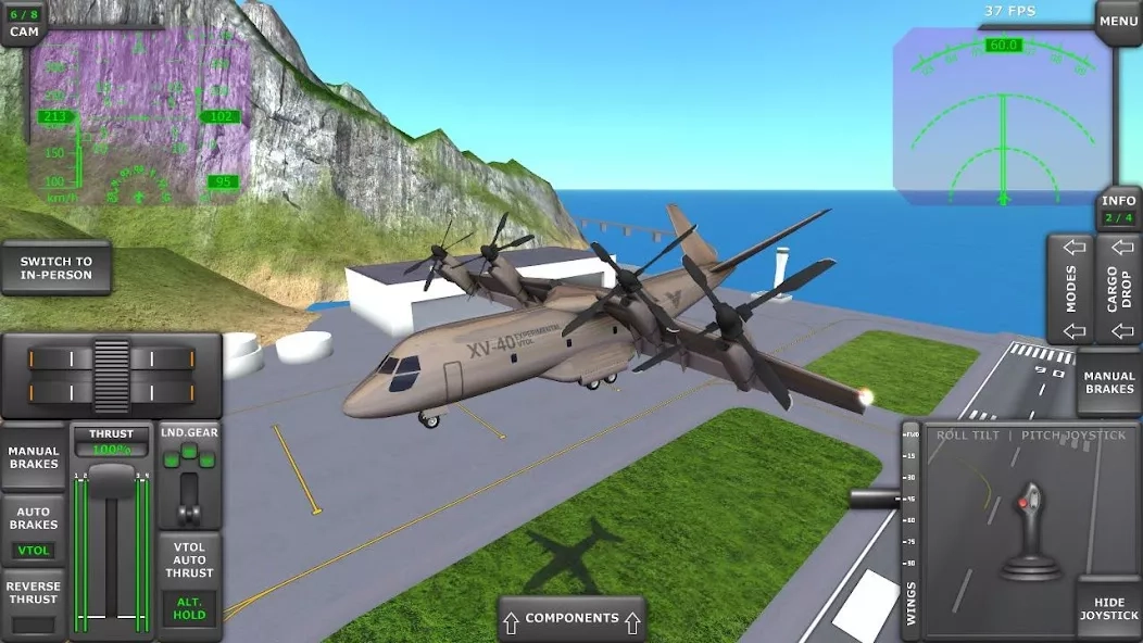 Скриншот Turboprop Flight Simulator 3D